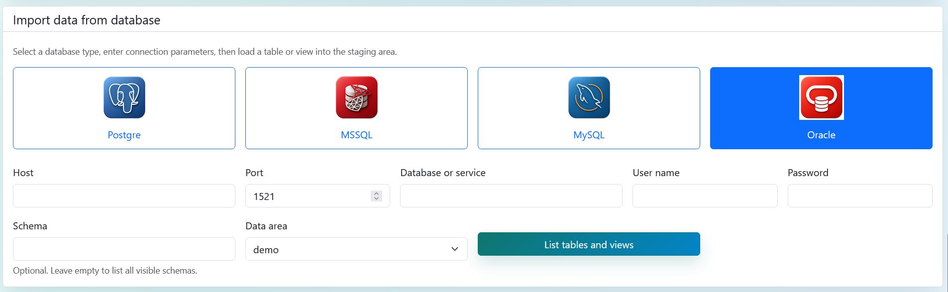 ISA Data management page with an active dataset and upload options